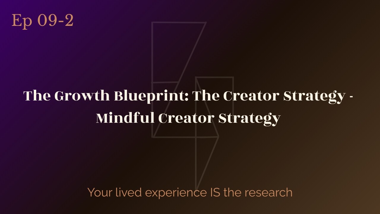 The Growth Blueprint: The Creator Strategy - Mindful Creator Strategy