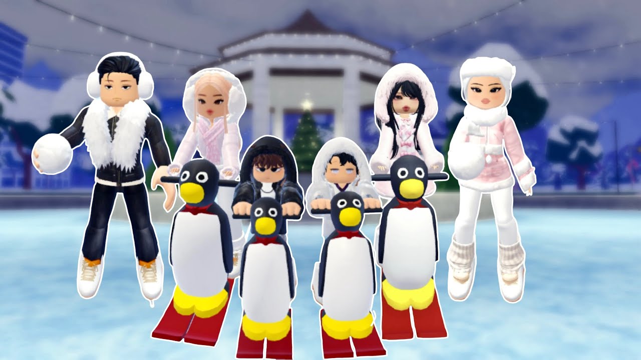 KELUARGA BOKIR MAIN ICE SKATING DI MUSIM SALJU | ✨ Berry Avenue Roblox Indonesia