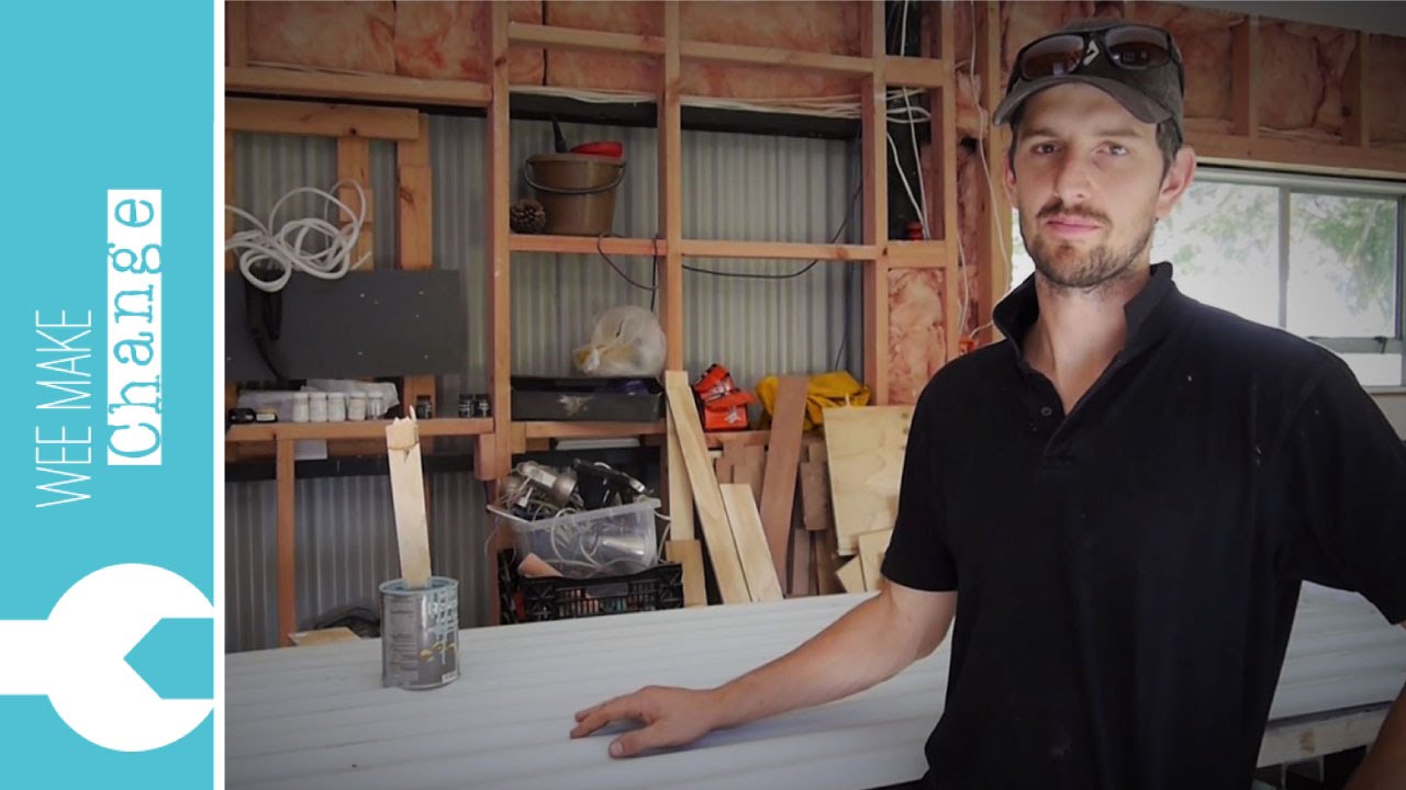 How to Prep and Paint Used Corrugated Iron 'Tiny House Project'