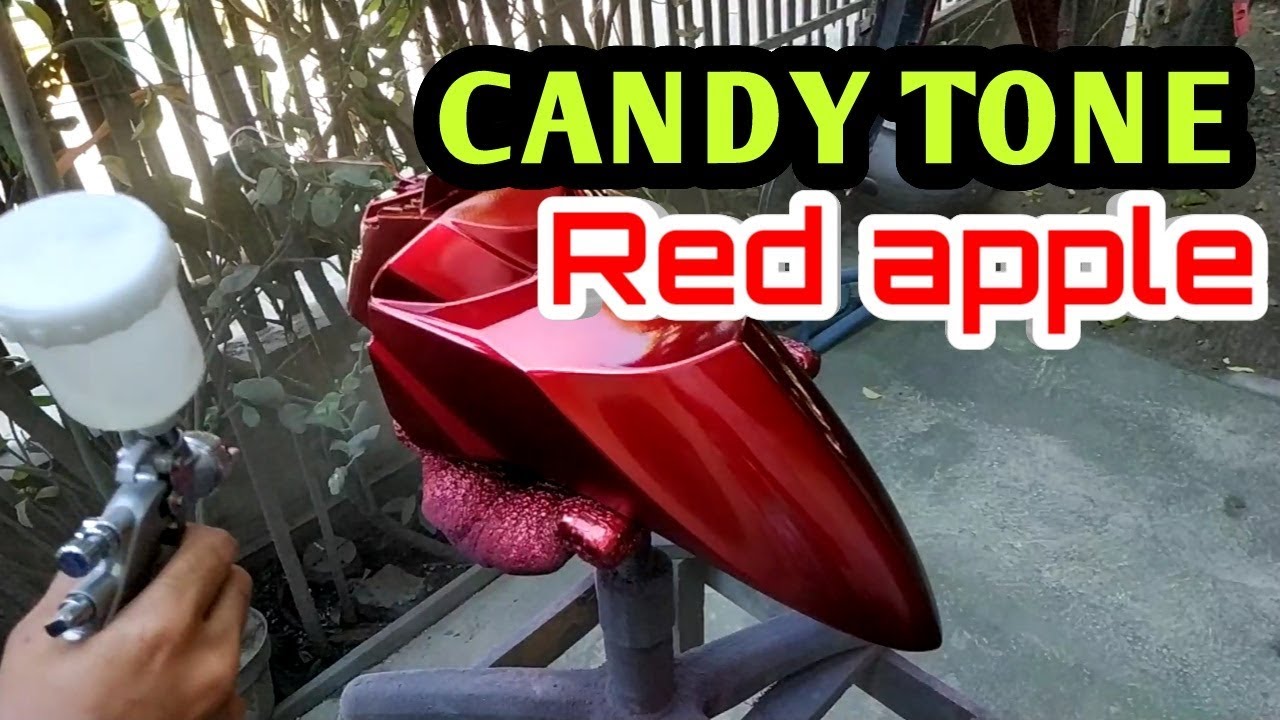Cat CANDY TONE RED, dasaran silver gelap ??