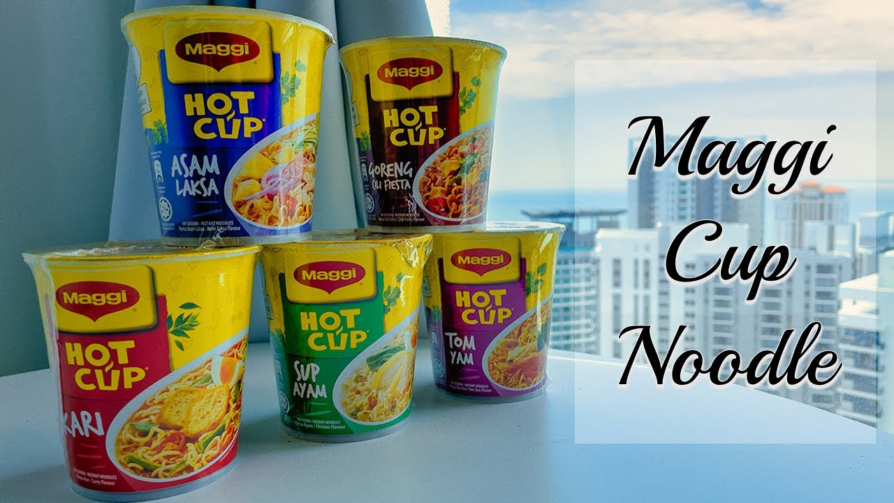 【4k】Maggi Cup Noodle | Most Popular Cup Noodle in Malaysia