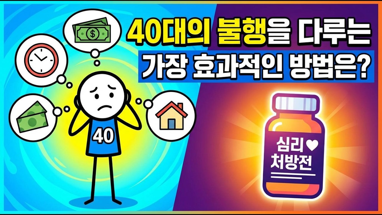 왜 40대는 불행을 느끼는가?