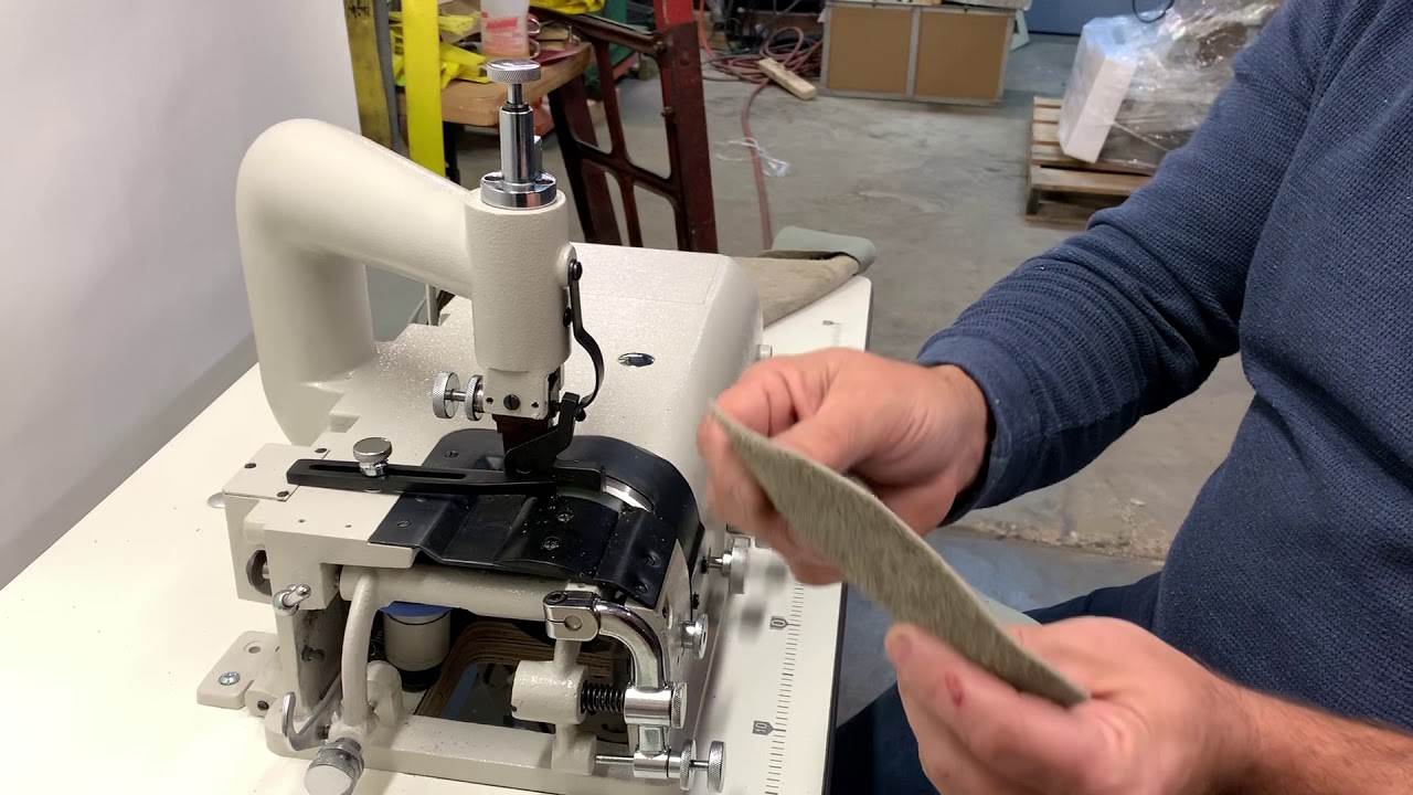 How to skive  leather on leather skiver SEWPRO 801