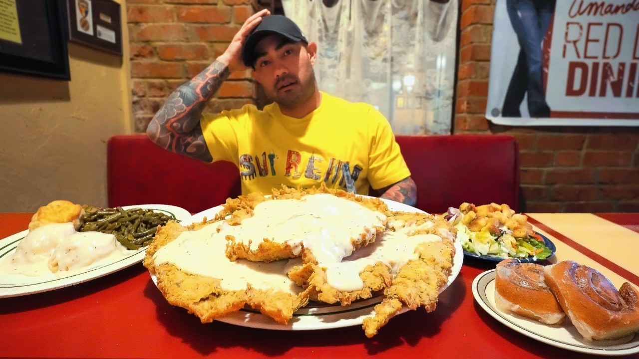 99% Of People Couldn't Finish Kendall's Chicken Fried Steak Challenge!