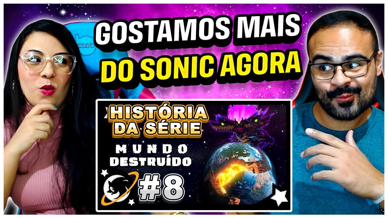 REACT PLANETA SONIC | BATALHA NO CENTRO DA TERRA! | HISTÓRIA DE SONIC UNLEASHED #8