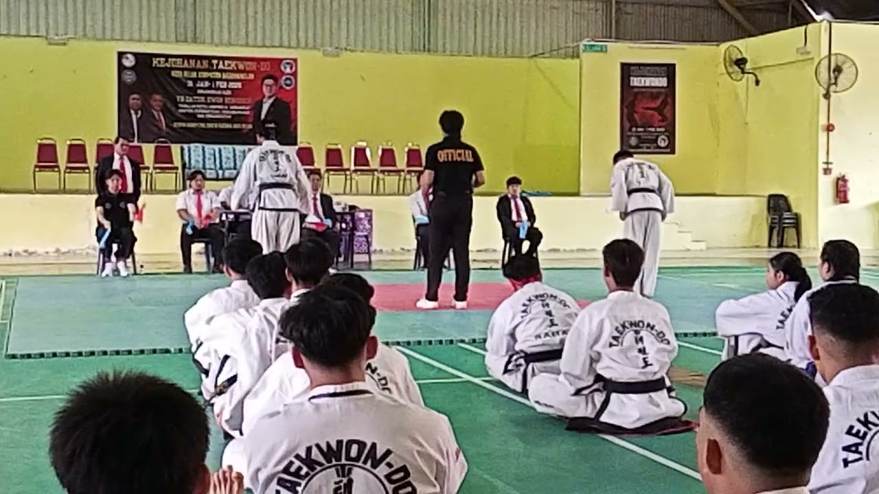 Kejohanan Taekwondo Kota Belud Pattern Lelaki Black Belt