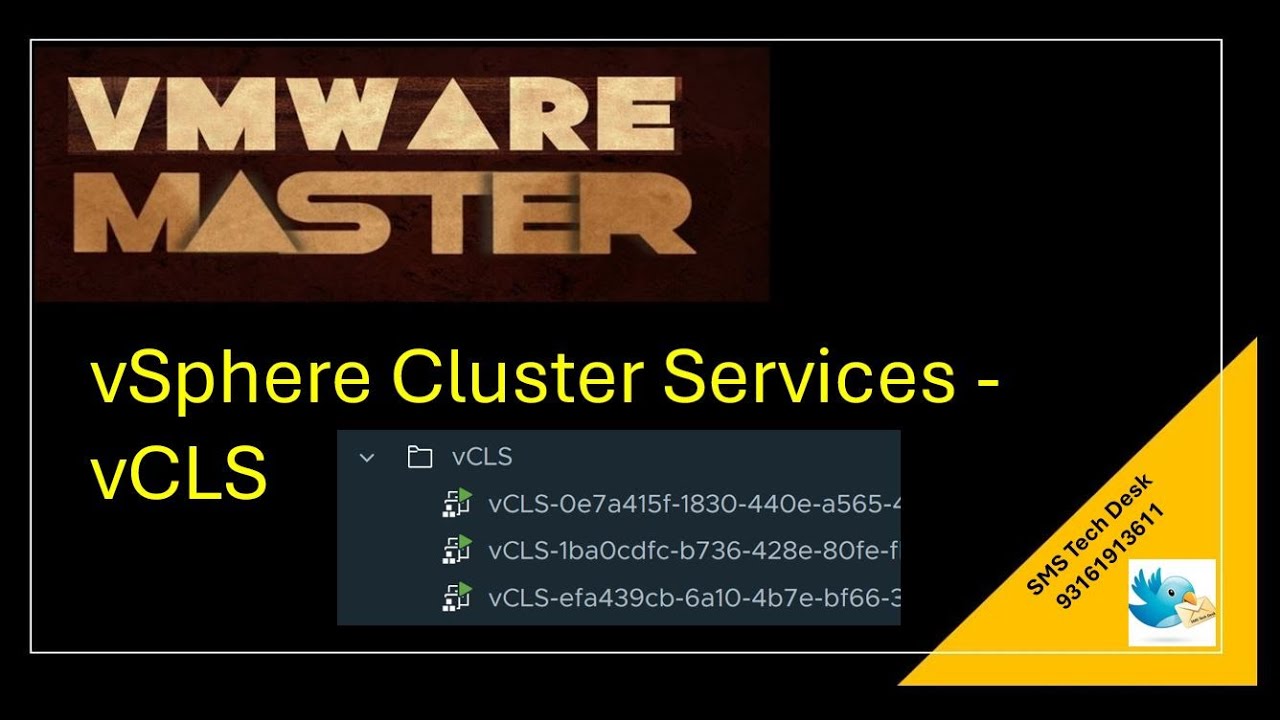 VMware Training | vSphere Cluster Services - vCLS | VMware Tutorial