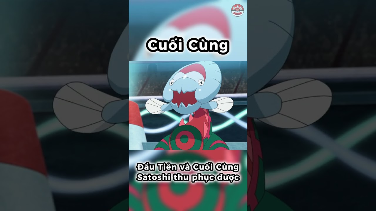 Pokemon ĐẦU TI&Ecirc;N v&agrave; CUỐI C&Ugrave;NG m&agrave; Satoshi tự m&igrave;nh thu phục trong anime !!! | PAG Center