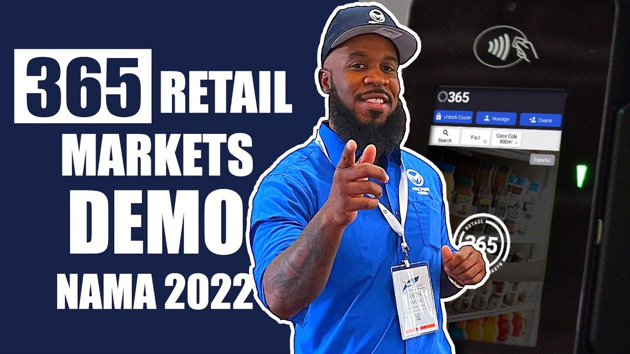 365 Retail Markets PicoCooler Breeze demo NAMA Show 2022. What’s Trending in Vending #machineman