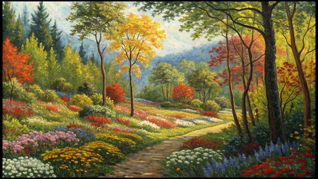 Flower TV Art Screensaver for TV Wallpaper | Vista Frame