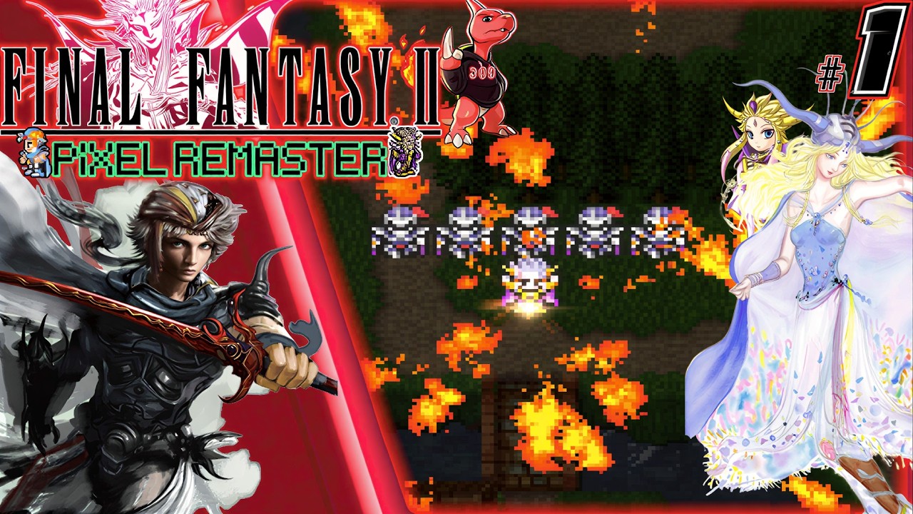 Hellish War!😨| Let's Play Final Fantasy II Pixel Remaster #01 (PC)