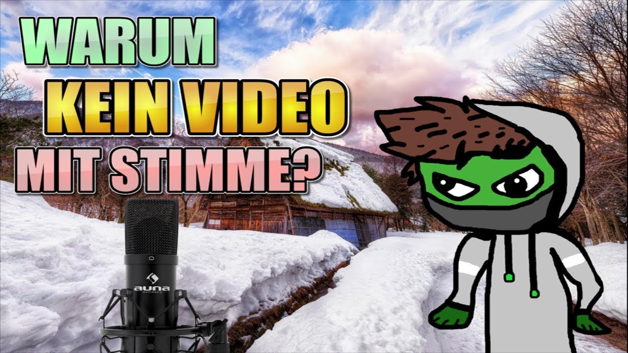 Warum kommen keine Videos mit Stimme? + Neues Intro [Weihnachtsspecial] | Green Creeper
