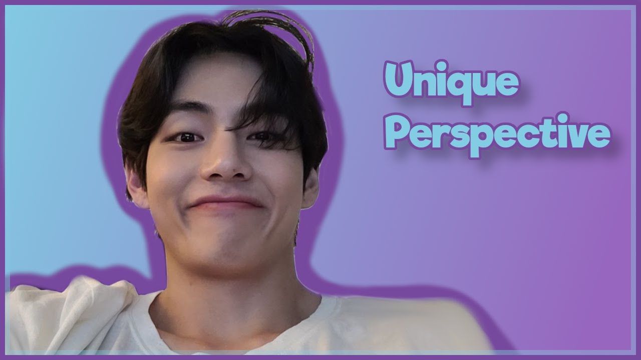 Kim Taehyung Rejecting All Things Ordinary