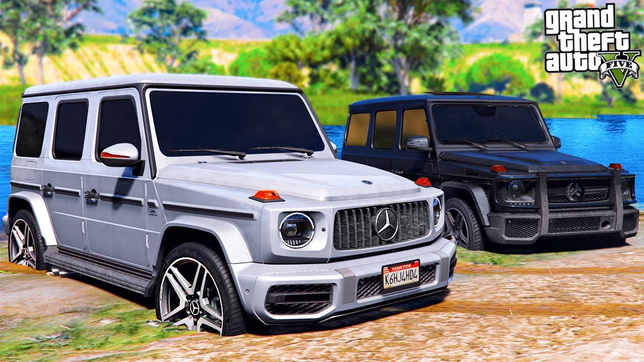 РЕАЛЬНАЯ ЖИЗНЬ В GTA 5 - ПРОВЕРКА СТАРОГО MERCEDES G63 AMG И НОВОГО НА ПРОХОДИМОСТЬ! 🌊ВОТЕР