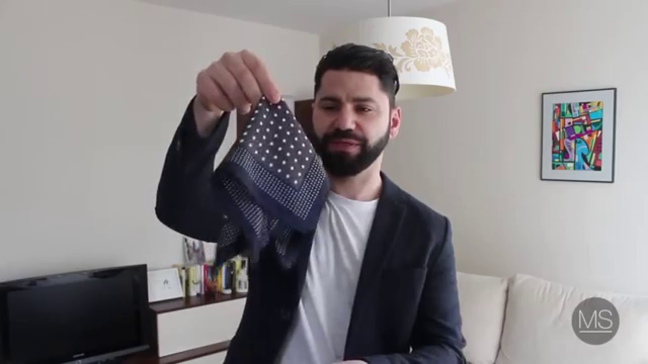 Как да носим кърпичка за сако?