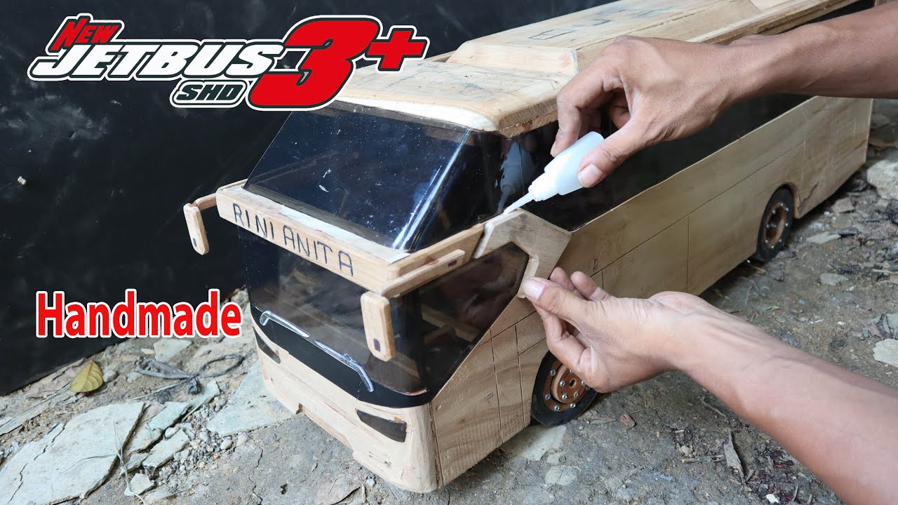 Kак сделать JetBus 3 Carrosserie из дерева