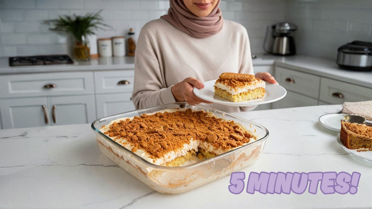 How To: Biscoff Tres Leches In 5 Minutes!