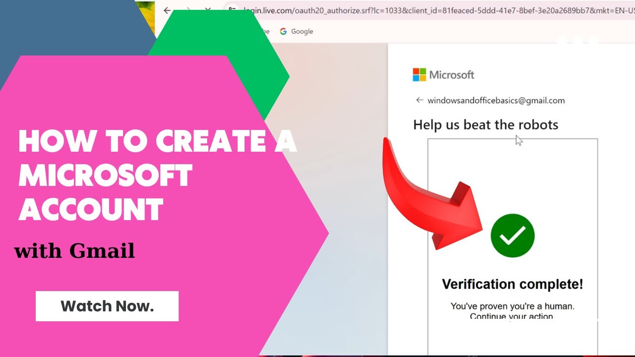 How to Create a Microsoft Account with Gmail in 2025 | Easy Tech Steps