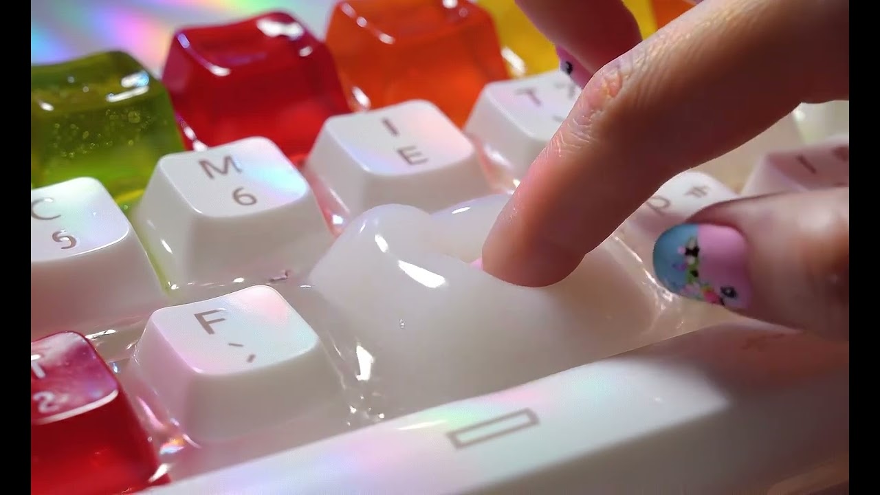【ASMR】白玉ぷにぷにキーボード