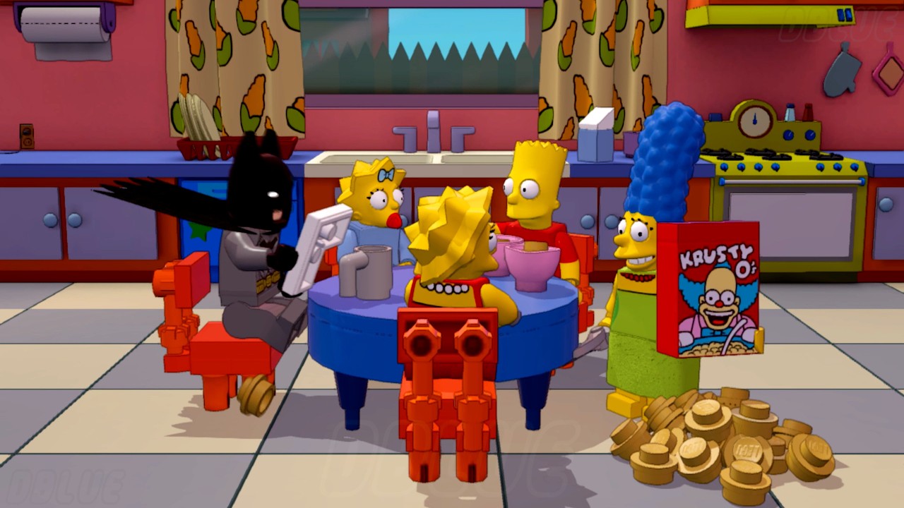 LEGO Dimensions - Batman Replaces Homer in All Simpsons Cutscenes
