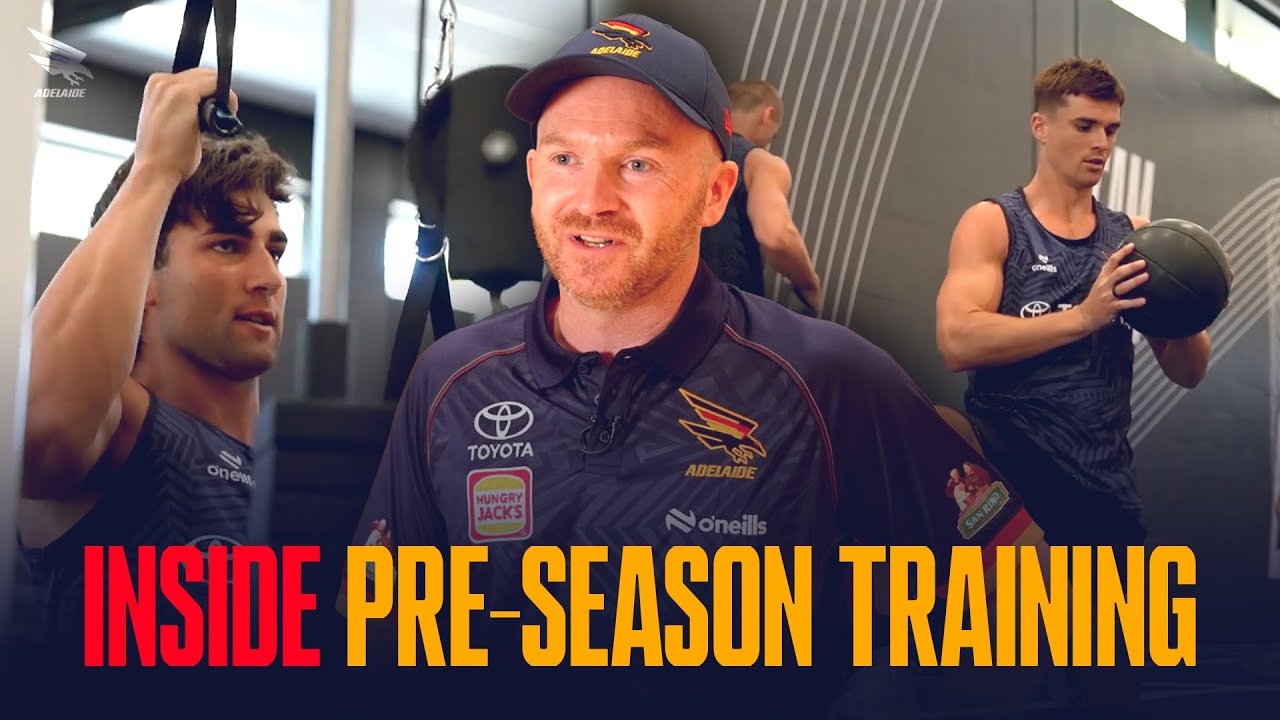 Behind the scenes: Inside AFL pre-season training with Ian McKeown