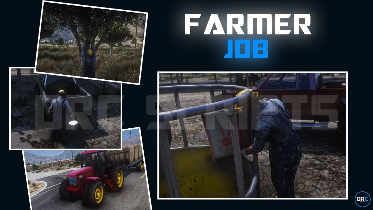 [QB/ESX] FIVEM FARMER JOB SCRIPT | FULL SHOWCASE | ADVANCED | REALISTIC