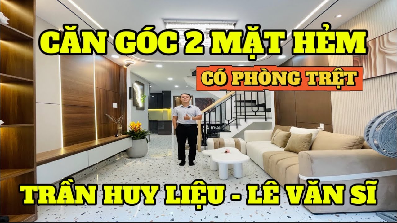 NHÀ CĂN GÓC 2 MẶT THOÁNG KHU THỜI TRANG LÊ VĂN SĨ - TRẦN HUY LIỆU TRUNG TÂM PHÚ NHUẬN GIÁ TỐT
