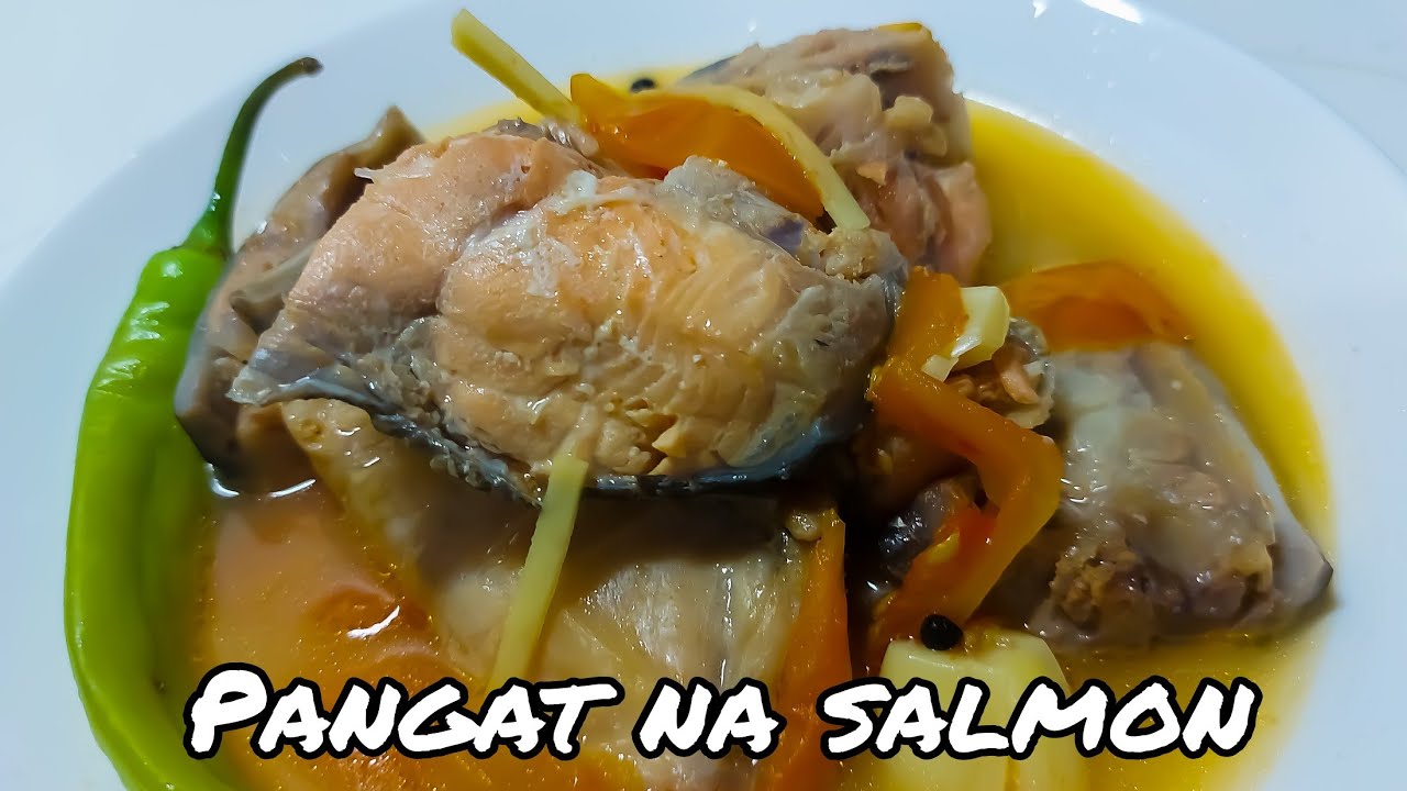 Pangat na Salmon sa Kamatis at Kalamansi #pangat #pinangat #pinangatnaisda