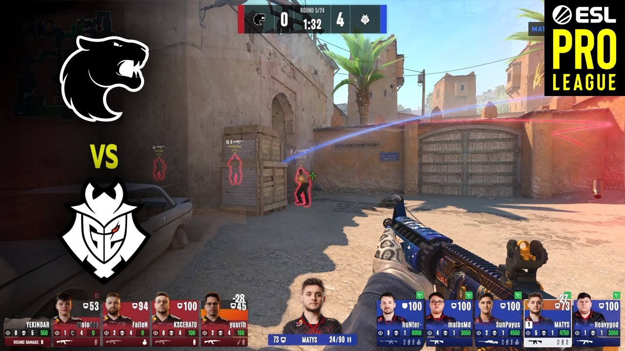 FLAWLESS EXECUTIONS ON DUST 2! | Furia vs G2 | CS2 - ESL PRO LEAGUE