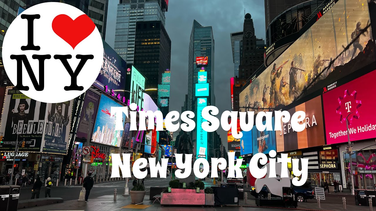 Gift shop and Times Square New York City