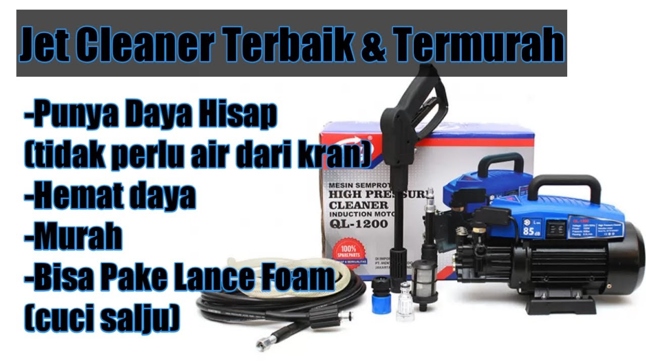Jet cleaner terbaik dan termurah h&l ql 1200 vs ql 1900 (mesin cuci motor/mobil)