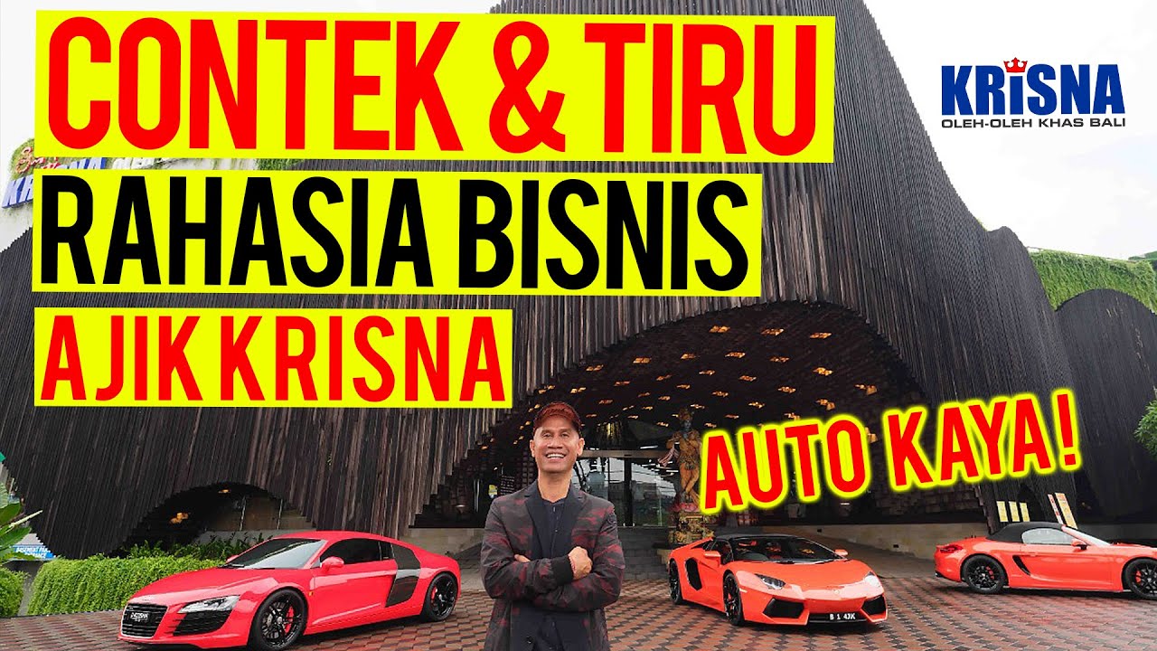 Punya 12 ++ Mobil Mewah, Inilah Filosofi & Strategi Bisnis Milyaran Ajik Krisna Oleh Oleh Bali