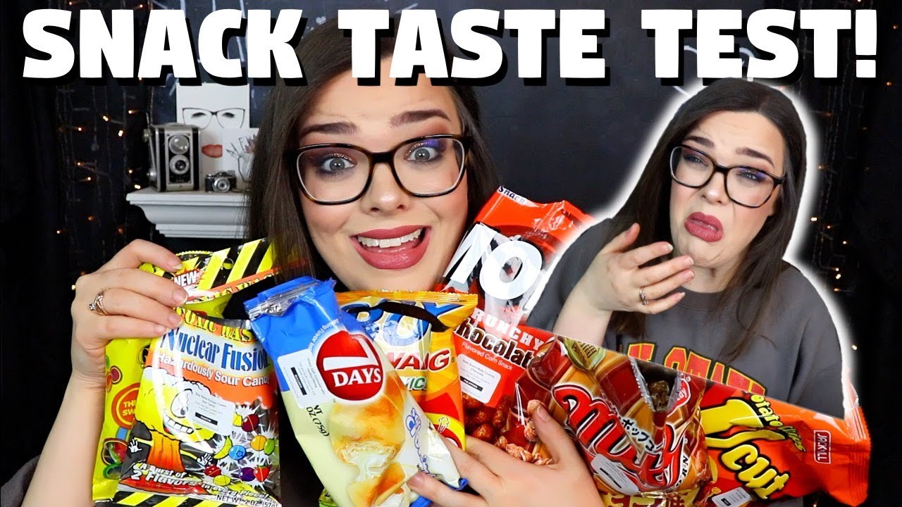 Trying 20+ INTERNATIONAL SNACKS!! OH NO! | MunchPak Unboxing & Taste Test!