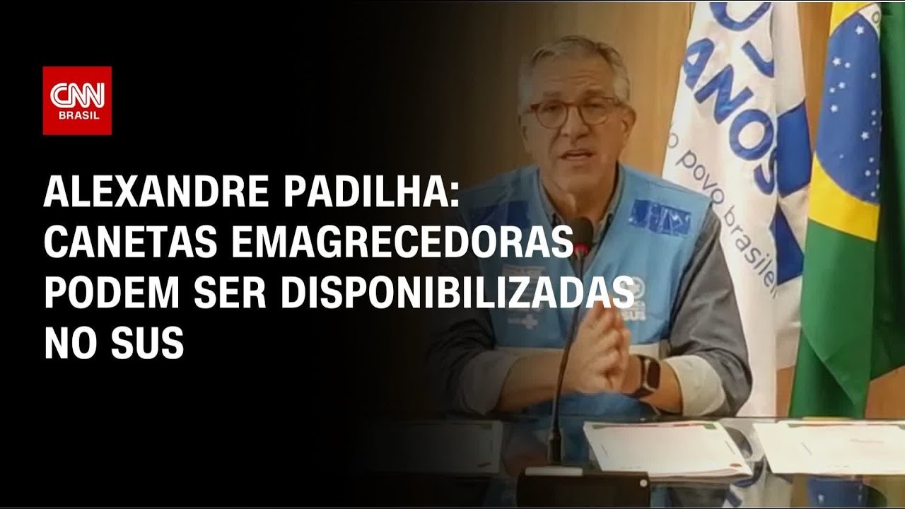 Canetas emagrecedoras: Brasil pode ofertar tecnologia no SUS, afirma ministro | Bastidores CNN