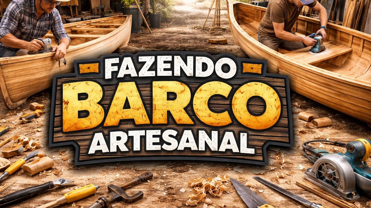 Início do meu primeiro barco ⛵ de madeira 