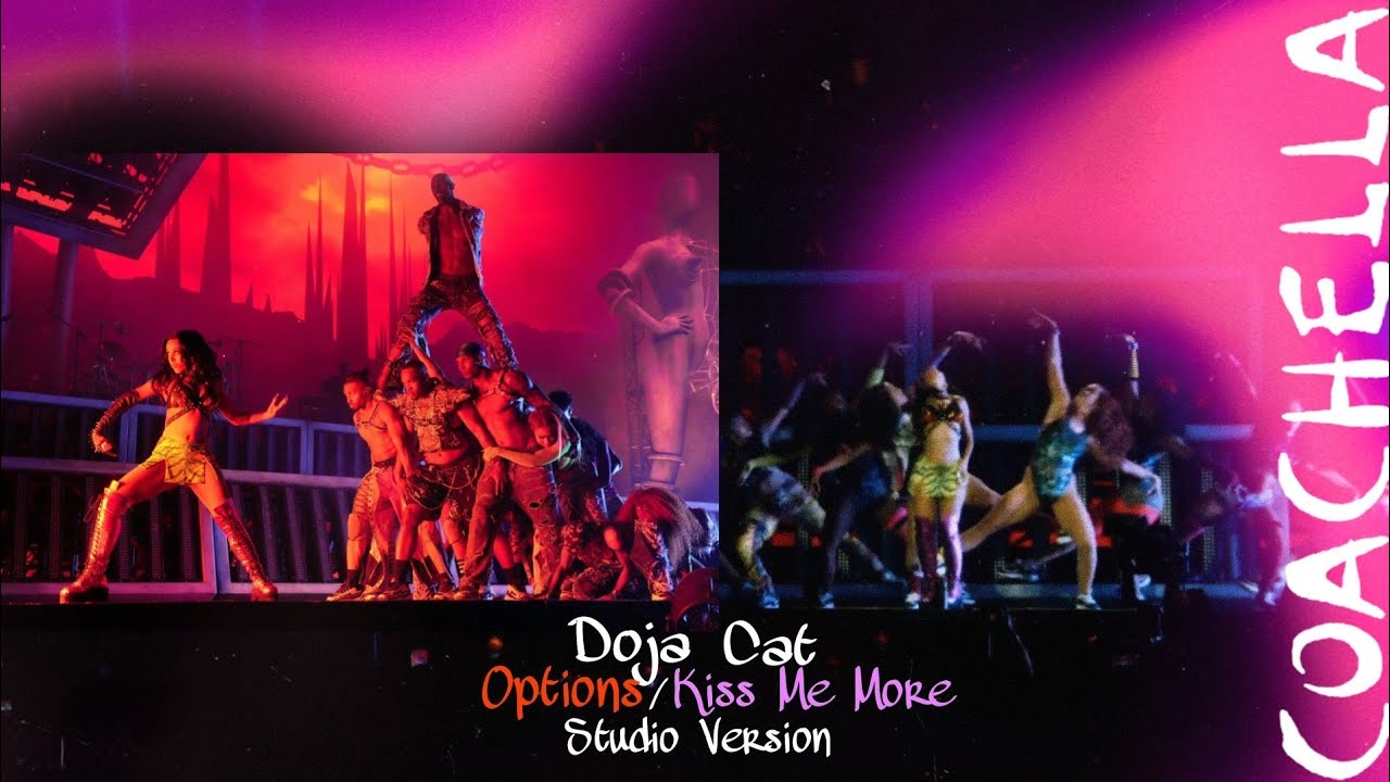 Doja Cat - Options / Kiss Me More (Live Studio Version - Coachella 2022)