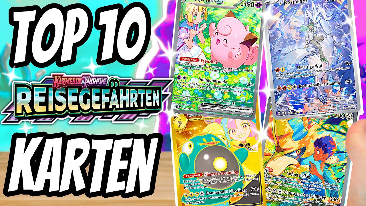 Top 10 Wertvollsten Pokémon Reisegefährten Karten