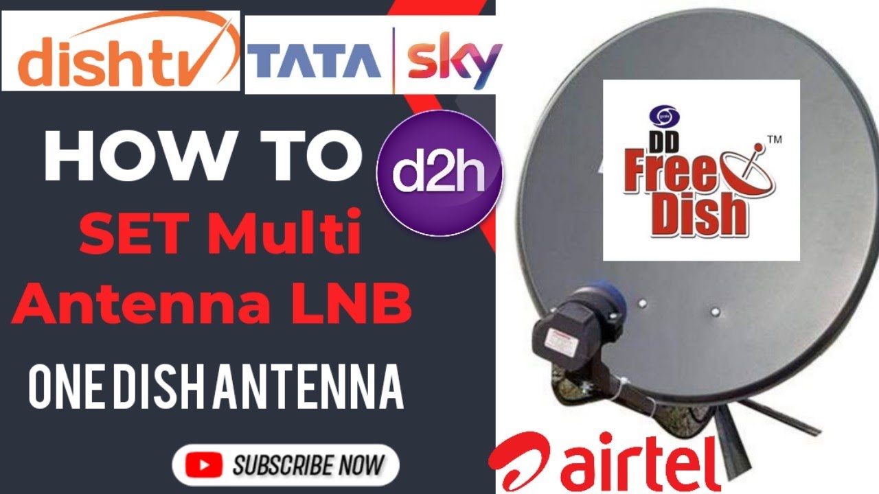 Multi LNB Setup  1 Dish 6 Satelite Signal
