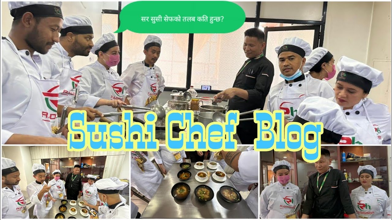 Food Vlog Series 👉 1//Sushi 🍣 Chef// Misho Soup// Sushi Nepal// How to make Sushi Side Dishes??