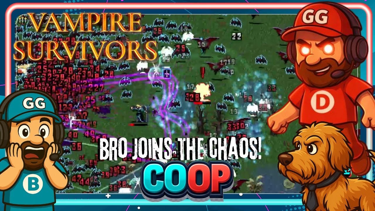 Vampire Survivors CO-OP Ep.3 – Things Get CRAZY! Co-Op Is INTENSE!