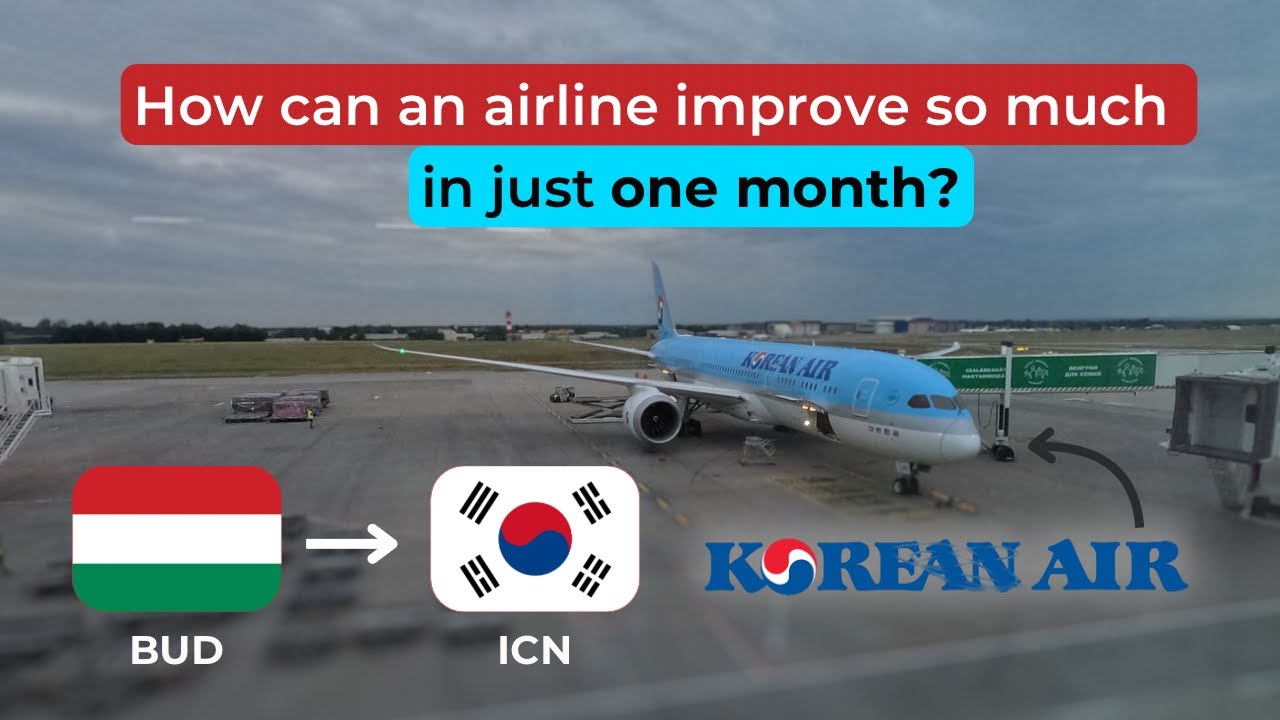 (TRIPREPORT) HUGE IMPROVEMENT! Korean Air 787-9 Economy | BUD-ICN [4K]