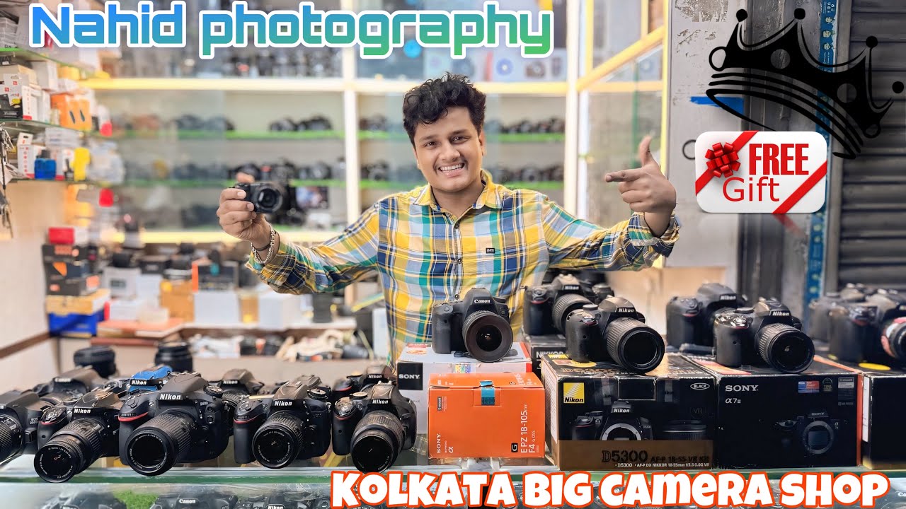 Kolkata big camera shop nahid photography ￼ first hand and second hand and all assaries deal