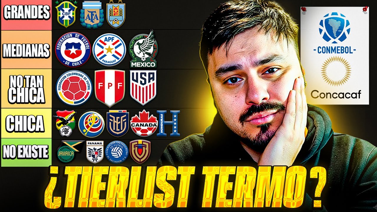 🔴MY CONTROVERSIAL CONMEBOL + CONCACAF TIERLIST (Let things get heated)👉 Musketeers