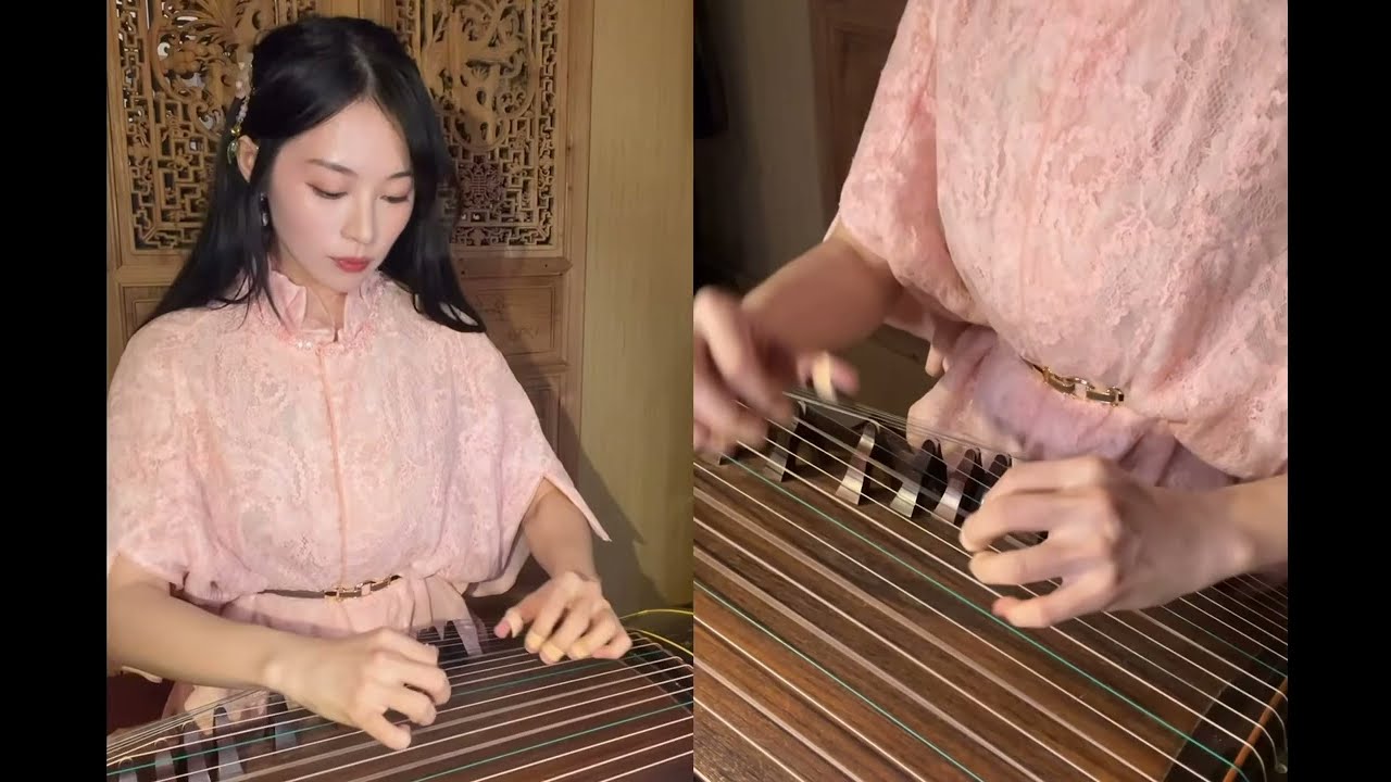 Guzheng古箏彈奏 廣東歌曲 《水中花》