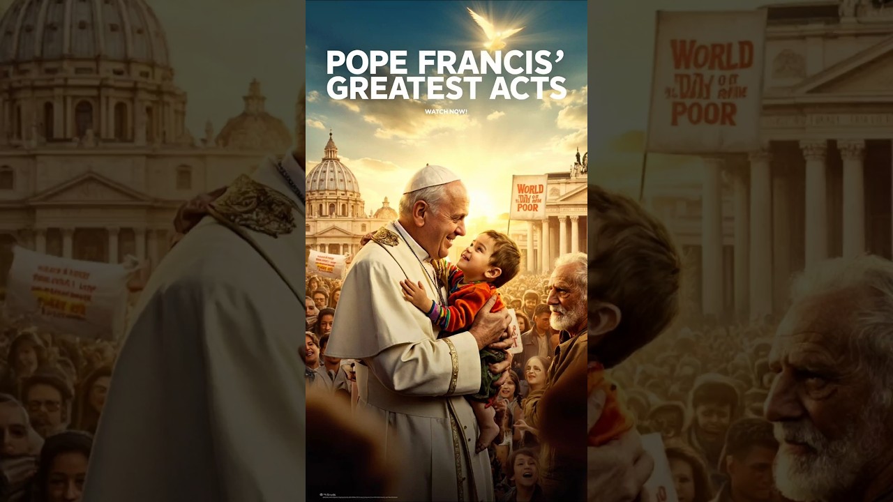 ✝️ Pope Francis' Greatest Acts of Charity | #popefrancis #catholic #faith #charity #shorts