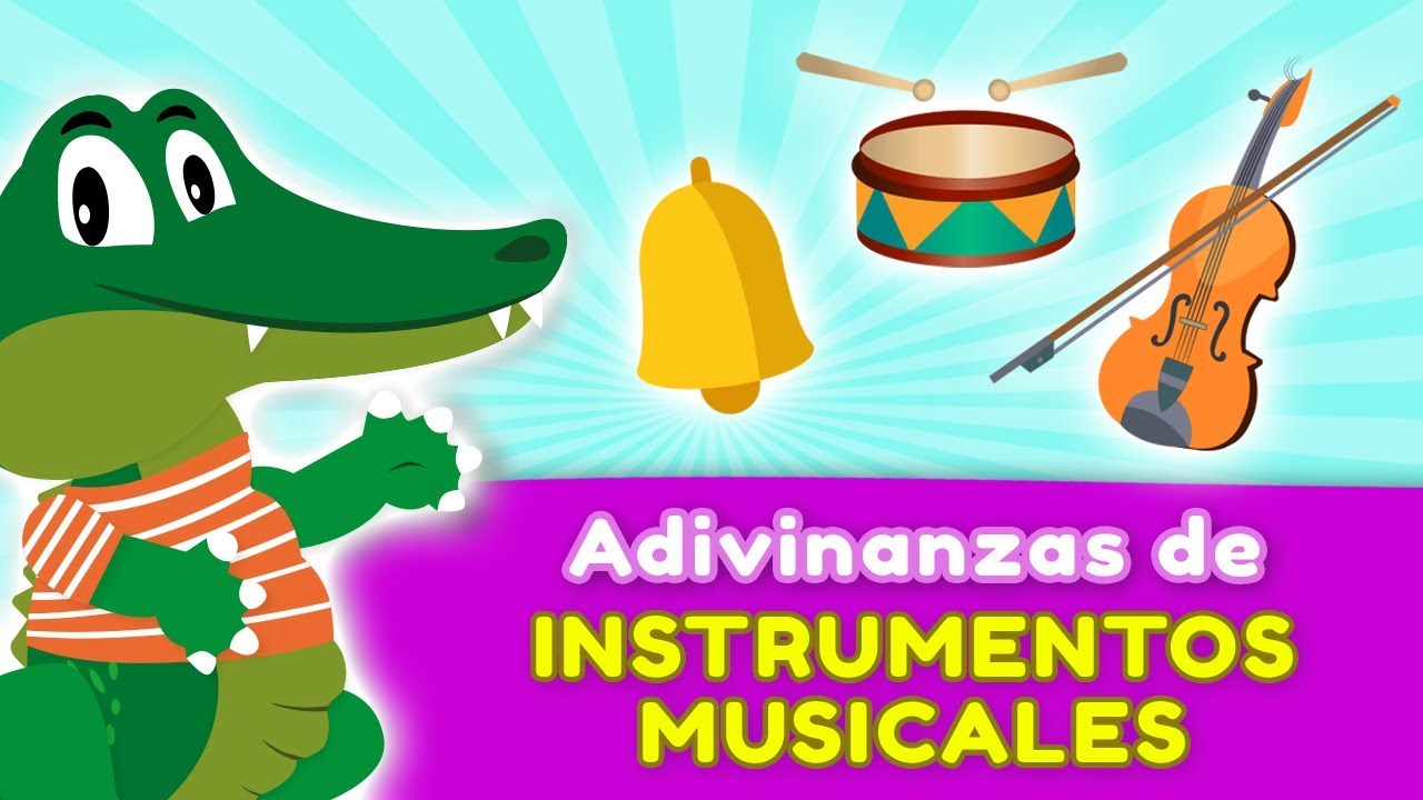 Adivinanzas ► instrumentos musicales para niños 🥁🎹 Adivinanzas cortas 🎸🎻