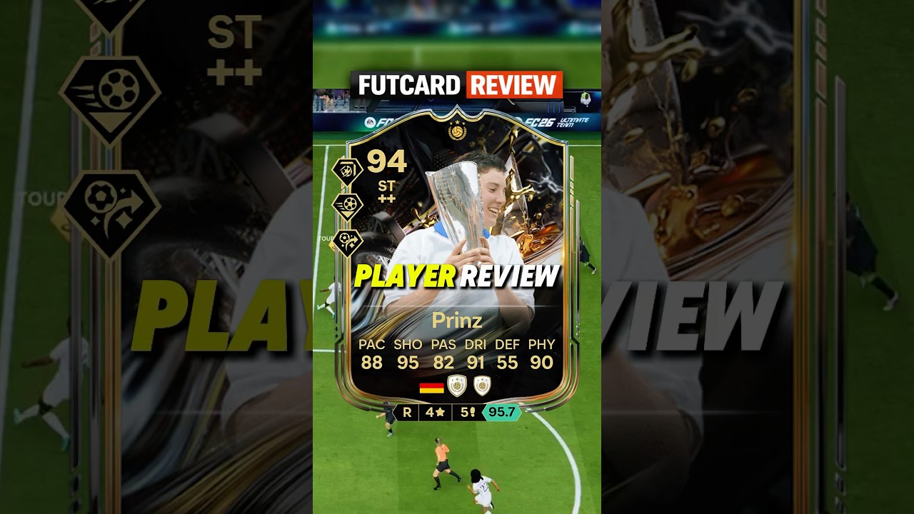 🇩🇪 94 PRINZ Review in FC26 - CLINICAL🔥 #fc26 #trophy #titan #prinz #review #fifa #fut #yt #shorts