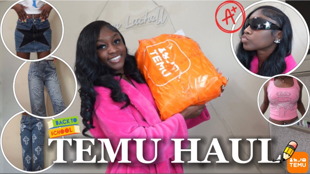 TEMU TRENDY & FASHIONABLE BACK 2 SCHOOL ✍︎︎ CLOTHING HAUL!! ✰ fly girl on a BUDGET ✰