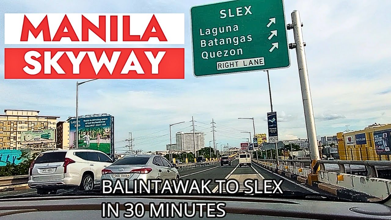 MANILA SKYWAY STAGE 3 | BALINTAWAK TO SLEX IN ONLY 30 MINUTES (approximate time)