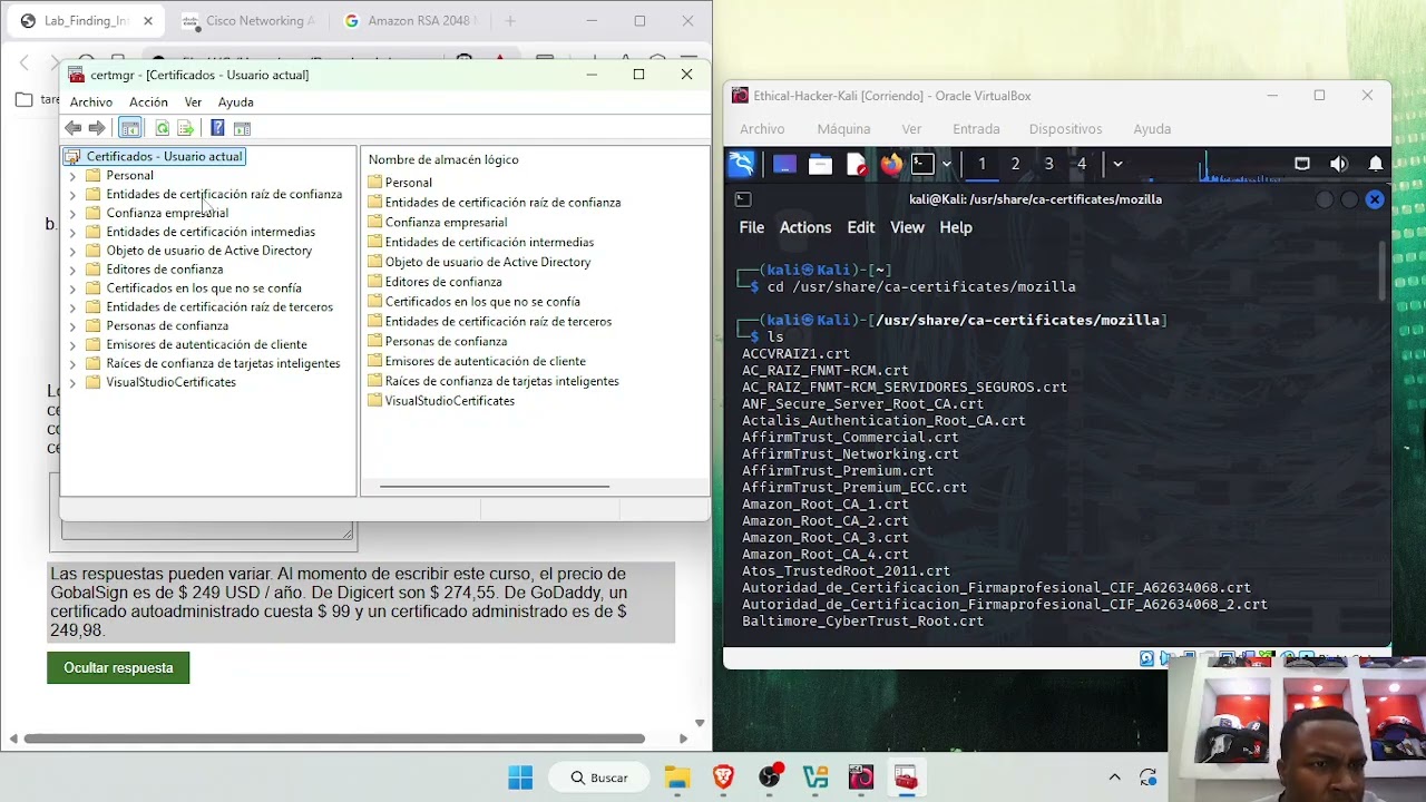 3.1.14 Lab - Finding Information from SSL Certificates